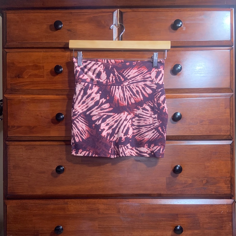 Nordstrom Brass Plum BP - red and pink skirt - medium